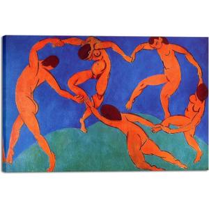 imageWieco Art Canvas Prints Dance by Henri Matisse Abstract Matisse Posters Canvas Wall Art for Wall Decor and Home Office Decorations36L x 24W
