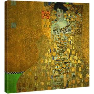 imageWieco Art Portrait of Adele BlochBauer I1907 by Gustav Klimt Famous Paintings Canvas Wall Art Bedroom Wall Decor Canvas Prints Artwork for Living Room Wall Decorations Home Decor32L x 24W