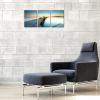 imageWieco Art 3 Piece Seascape Canvas Prints Wall Art Sunset Ocean Beach Pictures Paintings for Kitchen Bedroom Home Wall Decorations Bridges over the Sea Modern Stretched and Framed Giclee Artwork12x16inchx3pcs 30x40cmx3pcs