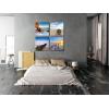 imageWieco Art Beach Pictures Canvas Wall Art Bathroom Decor Beach Seaview Wall Decor Ocean Nautical Bathroom Pictures Canvas Painting Bedroom Art Bathroom Accessories Coastal Themed Home Decorations20x20inchx4pcs50x50cmx4pcs
