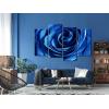 imageWieco Art Blue Rose with Dew Canvas Wall Art Abstract Romantic Flower Pictures Paintings Wall Art for Living Room Bedroom Decorations Wall Decor Large 4 Panels Modern Canvas Prints Artwork16x32inchx2pcs  16x40inchx2pcs
