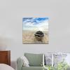 imageWieco Art Bridge Canvas Prints Artwork for Wall Decor Stretched Art work Modern Canvas Wall Art for Home and office Decoration Landscape Picture Print on Canvas Art 20 by 20 inchBoat