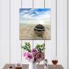 imageWieco Art Bridge Canvas Prints Artwork for Wall Decor Stretched Art work Modern Canvas Wall Art for Home and office Decoration Landscape Picture Print on Canvas Art 20 by 20 inchBoat