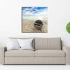 imageWieco Art Bridge Canvas Prints Artwork for Wall Decor Stretched Art work Modern Canvas Wall Art for Home and office Decoration Landscape Picture Print on Canvas Art 20 by 20 inchBoat