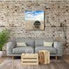 imageWieco Art Bridge Canvas Prints Artwork for Wall Decor Stretched Art work Modern Canvas Wall Art for Home and office Decoration Landscape Picture Print on Canvas Art 20 by 20 inchBoat