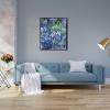 imageWieco Art Canvas Print Wall Art Irises by Claude Monet Oil Paintings Reproduction Landscape Pictures Artwork on Canvas Art for Living Room Decorations and Wall Decor24L x 20W