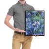 imageWieco Art Canvas Print Wall Art Irises by Claude Monet Oil Paintings Reproduction Landscape Pictures Artwork on Canvas Art for Living Room Decorations and Wall Decor16L x 12W