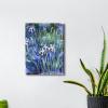imageWieco Art Canvas Print Wall Art Irises by Claude Monet Oil Paintings Reproduction Landscape Pictures Artwork on Canvas Art for Living Room Decorations and Wall Decor12L x 16W