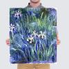 imageWieco Art Canvas Print Wall Art Irises by Claude Monet Oil Paintings Reproduction Landscape Pictures Artwork on Canvas Art for Living Room Decorations and Wall Decor20L x 24W