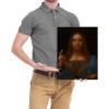 imageWieco Art Canvas Prints Salvator Mundi1500 by Leonardo DA VINCI Classic Art Reproductions Jesus Canvas Wall Art for Home Decoration