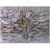 imageWieco Art Canvas Prints The Flowering Apple Tree 1912 by Piet Cornelies Mondrian Classic Art Reproductions Canvas Wall Art for Home DecorationB