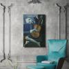 imageWieco Art Canvas Prints The Old Guitarist by Pablo Picasso Abstract Canvas Wall Art for Wall Decor and Home Office Decorations36L x 24W