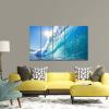 imageWieco Art Canvas Prints Wall Art Sea Waves Pictures Paintings Ready to Hang for Living Room Bedroom Home Office Decor Extra Large Modern Gallery Wrapped Giclee Seascape Beach Photo Artwork XL 5pcs10x30inchx5pcs 25x75cmx5pcs