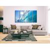 imageWieco Art Canvas Prints Wall Art Sea Waves Pictures Paintings Ready to Hang for Living Room Bedroom Home Office Decor Extra Large Modern Gallery Wrapped Giclee Seascape Beach Photo Artwork XL 5pcs12x36inchx5pcs 30x90cmx5pcs