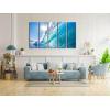 imageWieco Art Canvas Prints Wall Art Sea Waves Pictures Paintings Ready to Hang for Living Room Bedroom Home Office Decor Extra Large Modern Gallery Wrapped Giclee Seascape Beach Photo Artwork XL 5pcs10x30inchx5pcs 25x75cmx5pcs