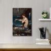 imageWieco Art Canvas Wall Art John William Waterhouse Canvas Prints  Ophelia Romantic Style Poster  Water Lilies Poster  for Living Room Home Kitchen DecorationsMermaid