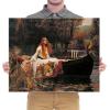 imageWieco Art Canvas Wall Art John William Waterhouse Canvas Prints  Ophelia Romantic Style Poster  Water Lilies Poster  for Living Room Home Kitchen DecorationsThe Lady of Shalott