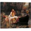 imageWieco Art Canvas Wall Art John William Waterhouse Canvas Prints  Ophelia Romantic Style Poster  Water Lilies Poster  for Living Room Home Kitchen DecorationsThe Lady of Shalott