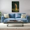 imageWieco Art Canvas Wall Art John William Waterhouse Canvas Prints  Ophelia Romantic Style Poster  Water Lilies Poster  for Living Room Home Kitchen DecorationsA Girl and Elves