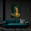 imageWieco Art Canvas Wall Art John William Waterhouse Canvas Prints  Ophelia Romantic Style Poster  Water Lilies Poster  for Living Room Home Kitchen DecorationsA Girl and Elves