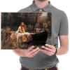imageWieco Art Canvas Wall Art John William Waterhouse Canvas Prints  Ophelia Romantic Style Poster  Water Lilies Poster  for Living Room Home Kitchen DecorationsThe Lady of Shalott