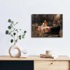 imageWieco Art Canvas Wall Art John William Waterhouse Canvas Prints  Ophelia Romantic Style Poster  Water Lilies Poster  for Living Room Home Kitchen DecorationsThe Lady of Shalott
