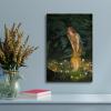 imageWieco Art Canvas Wall Art John William Waterhouse Canvas Prints  Ophelia Romantic Style Poster  Water Lilies Poster  for Living Room Home Kitchen DecorationsA Girl and Elves