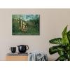 imageWieco Art Canvas Wall Art Tropical ForestBattling Tiger and Buffalo Henri Rousseau Paintings HD Canvas Prints Landscape Pictures Artwork on Canvas Wall Art for Wall Decor
