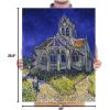 imageWieco Art Church at Auvers Giclee Canvas Prints Wall Art by Vincent Van Gogh Famous Paintings Reproduction Modern Classic Abstract Artwork Landscape Pictures for Wall Decor Home Office Decorations255L x 20W