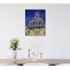 imageWieco Art Church at Auvers Giclee Canvas Prints Wall Art by Vincent Van Gogh Famous Paintings Reproduction Modern Classic Abstract Artwork Landscape Pictures for Wall Decor Home Office Decorations255L x 20W
