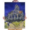 imageWieco Art Church at Auvers Giclee Canvas Prints Wall Art by Vincent Van Gogh Famous Paintings Reproduction Modern Classic Abstract Artwork Landscape Pictures for Wall Decor Home Office Decorations255L x 20W