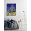 imageWieco Art Church at Auvers Giclee Canvas Prints Wall Art by Vincent Van Gogh Famous Paintings Reproduction Modern Classic Abstract Artwork Landscape Pictures for Wall Decor Home Office Decorations255L x 20W