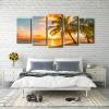 imageWieco Art Cozy Sea Canvas Print Wall Art Ocean Beach Pictures Paintings Modern Large Stretched and Framed Grace Contemporary Seascape Giclee Artwork Ready to Hang for Living Room Bedroom Home Decor14x24inchx2pcs 14x28inchx2pcs 14x32inchx1pc