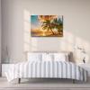 imageWieco Art Cozy Sea Canvas Print Wall Art Ocean Beach Pictures Paintings Modern Large Stretched and Framed Grace Contemporary Seascape Giclee Artwork Ready to Hang for Living Room Bedroom Home Decor24x36inch