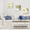 imageWieco Art Elegant Life Canvas Prints Wall Art Grace Flowers Pictures Photo Paintings for Bedroom Bar Home Decorations Modern 3 Panels Stretched and Framed Decorative Green Floral Giclee ArtworkGreen