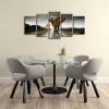 imageWieco Art Elephant Canvas Paintings Wall Art One piece Modern Large Stretched and Framed Landscape Animals Pictures on Giclee Canvas Prints Artwork Decor for Living Room Bedroom Home Decorations L10x16inchx2pcs 10x20inchx2pcs 10x24inchx1pc