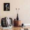 imageWieco Art Framed Canvas Art the Girl with a Pearl Earring by Jan Vermeer Oil Paintings Reproduction Canvas Print Artwork for Living Room Decoration Home ampamp Office Decor13L x 17W