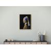 imageWieco Art Framed Canvas Art the Girl with a Pearl Earring by Jan Vermeer Oil Paintings Reproduction Canvas Print Artwork for Living Room Decoration Home ampamp Office Decor17L x 13W