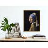 imageWieco Art Framed Canvas Art the Girl with a Pearl Earring by Jan Vermeer Oil Paintings Reproduction Canvas Print Artwork for Living Room Decoration Home ampamp Office Decor17L x 13W