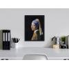 imageWieco Art Framed Canvas Art the Girl with a Pearl Earring by Jan Vermeer Oil Paintings Reproduction Canvas Print Artwork for Living Room Decoration Home ampamp Office Decor13L x 17W