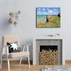 imageWieco Art Gallery Wrapped Canvas Print Wall Art Cliff Walk at Pourville1882 by Claude Monet Mondern Classic Art Print Picture Artwork for living room Home Kitchen Decorations24L x 20W
