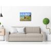 imageWieco Art Gallery Wrapped Canvas Print Wall Art Cliff Walk at Pourville1882 by Claude Monet Mondern Classic Art Print Picture Artwork for living room Home Kitchen Decorations16L x 12W