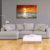 imageWieco Art Grand Sight Extra Large Modern Wrapped Giclee Canvas Prints Seascape Artwork Ocean Sea Beach Pictures Paintings on Canvas Wall Art for Living Room Bedroom Home Office Decorations 48x24236L x 36W