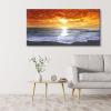 imageWieco Art Grand Sight Extra Large Modern Wrapped Giclee Canvas Prints Seascape Artwork Ocean Sea Beach Pictures Paintings on Canvas Wall Art for Living Room Bedroom Home Office Decorations 48x2448L x 24W
