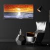 imageWieco Art Grand Sight Extra Large Modern Wrapped Giclee Canvas Prints Seascape Artwork Ocean Sea Beach Pictures Paintings on Canvas Wall Art for Living Room Bedroom Home Office Decorations 48x2448L x 24W