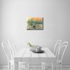 imageWieco Art Impression Sunrise Modern Framed Giclee Canvas Prints of Claude Monet Famous Oil Paintings Reproduction Seascape Artwork Sea Pictures on Canvas Wall Art Ready to Hang for Home Decorations16L x 12W