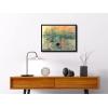 imageWieco Art Impression Sunrise Modern Framed Giclee Canvas Prints of Claude Monet Famous Oil Paintings Reproduction Seascape Artwork Sea Pictures on Canvas Wall Art Ready to Hang for Home Decorations162L x 162W