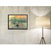 imageWieco Art Impression Sunrise Modern Framed Giclee Canvas Prints of Claude Monet Famous Oil Paintings Reproduction Seascape Artwork Sea Pictures on Canvas Wall Art Ready to Hang for Home Decorations162L x 162W