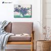 imageWieco Art Irises Canvas Prints Wall Art Flowers by Van Gogh Famous Oil Paintings Reproduction Modern Stretched and Framed Floral Picture Giclee Artwork Ready to Hang for Bedroom Home Decoration16L x 12W
