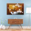 imageWieco Art Orchid Floral Oil Paintings on Canvas Wall Art Ready to Hang for Living Room Bedroom Home Decorations Modern 100 Hand Painted Modern Stretched and Framed Abstract Pretty Flower Art Work